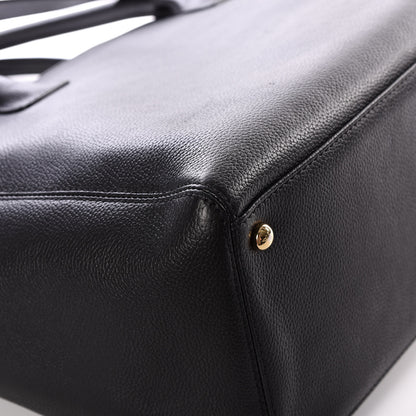 Chanel Calfskin Cerf Executive Shopper Tote Black 7 of 12