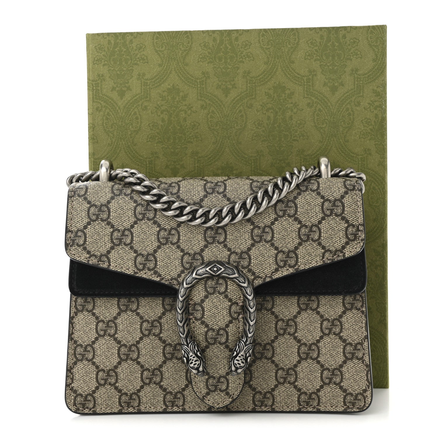 Gucci GG Supreme Monogram Mini Dionysus Shoulder Bag Black 11 of 11