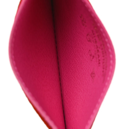 Louis Vuitton LV X TM Monogram Multicolor Card Holder Kawaii Pink 5 of 7
