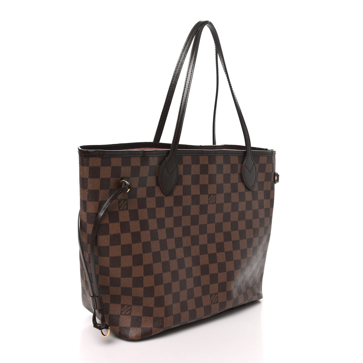 Damier Ebene Neo Neverfull MM Rose Ballerine