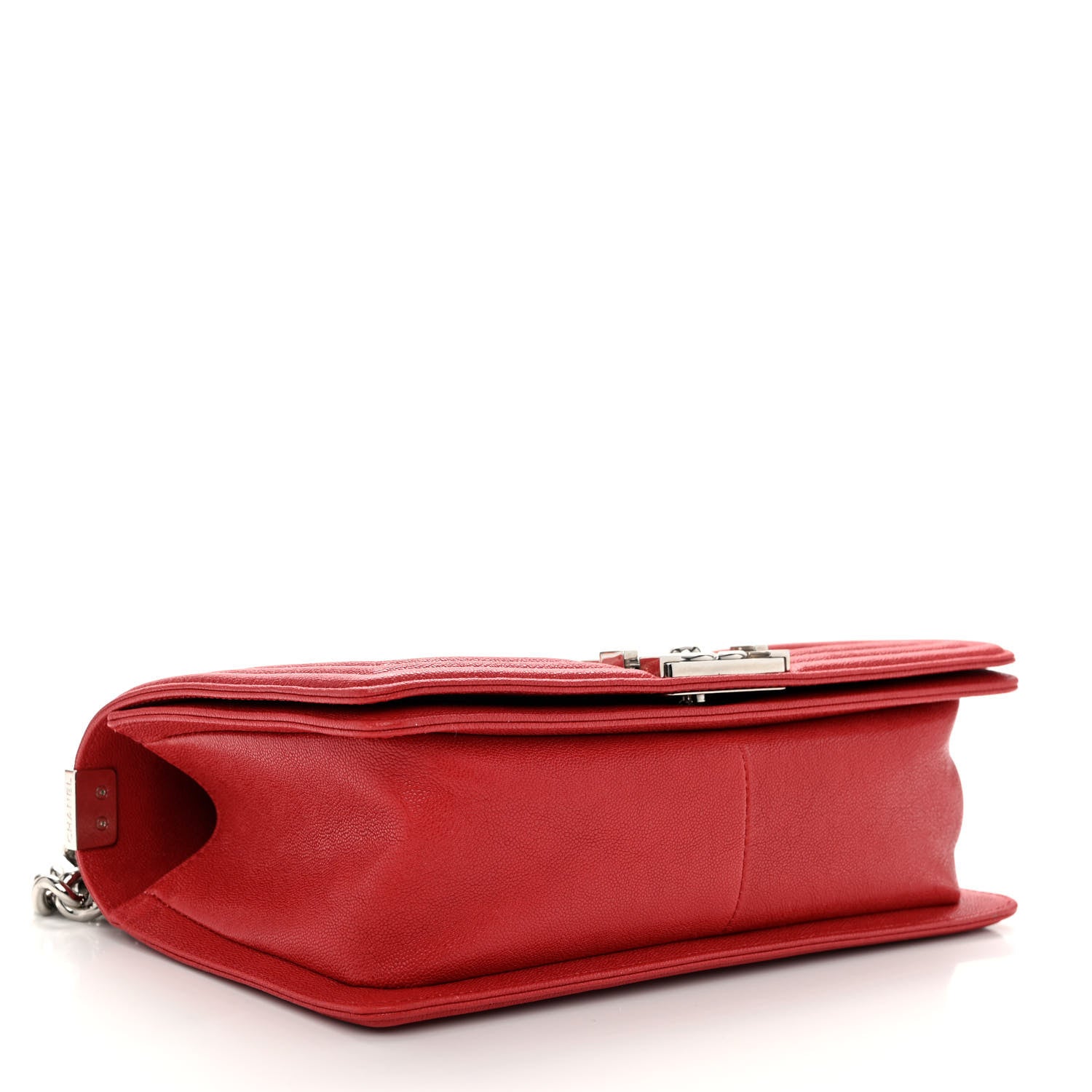 Chanel Caviar Quilted Medium Boy Flap Red 4 of 11