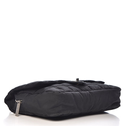 Chanel Nylon Square Quilted Flap Black 4 of 15