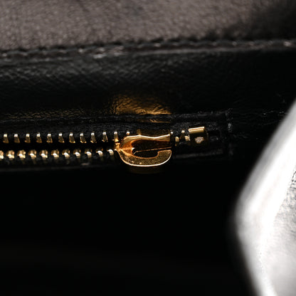 Saint Laurent Lambskin Quilted Monogram Gaby Chain Bag Black 14 of 17