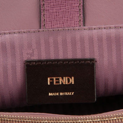Fendi Vitello Elite Flamingo Petite 2Jours Tote Lilla Glicine 6 of 7