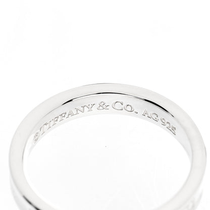 Tiffany Sterling Silver Narrow 1837 Band Ring 57 8 4 of 5