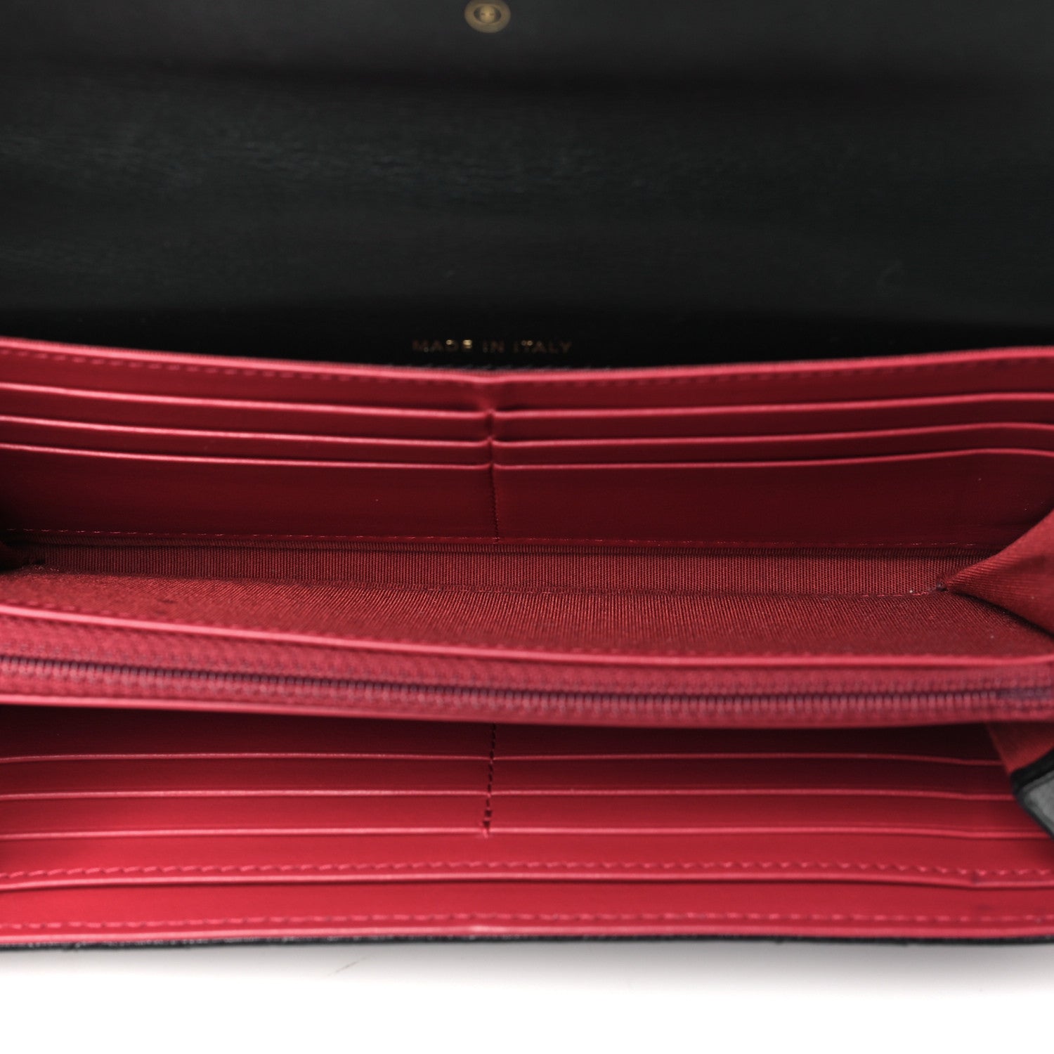 Chanel Lambskin Quilted Chanel 19 Flap Wallet Black 5 of 10