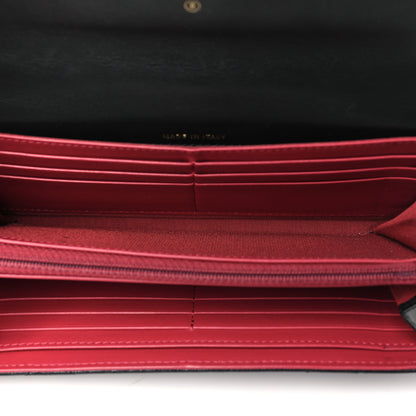 Chanel Lambskin Quilted Chanel 19 Flap Wallet Black 5 of 10