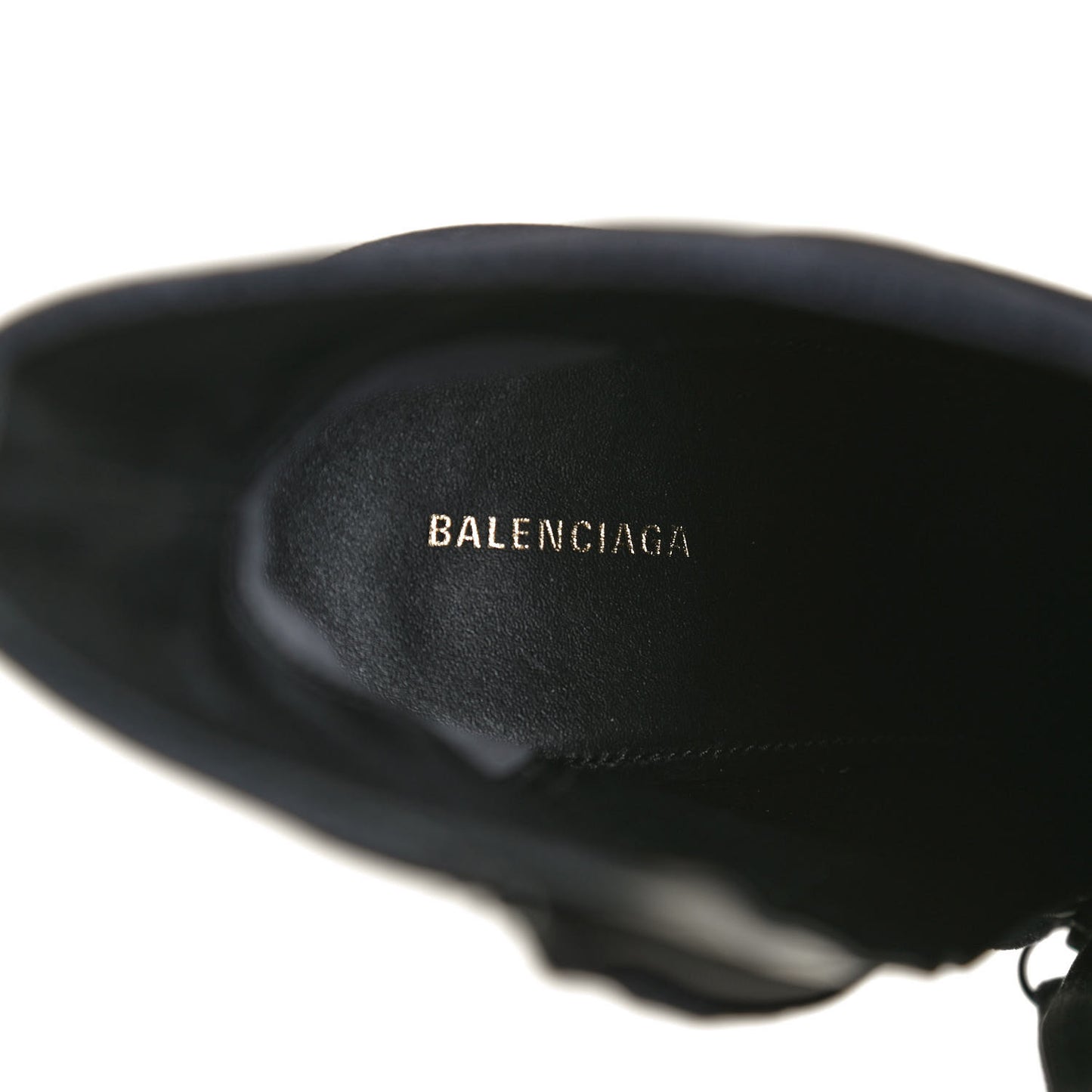 Smooth Velvet Ankle Boots 39 Black