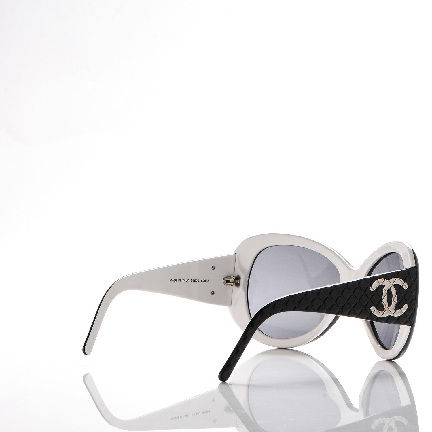 Chanel Quilted Sunglasses 34500 Black 4 of 8