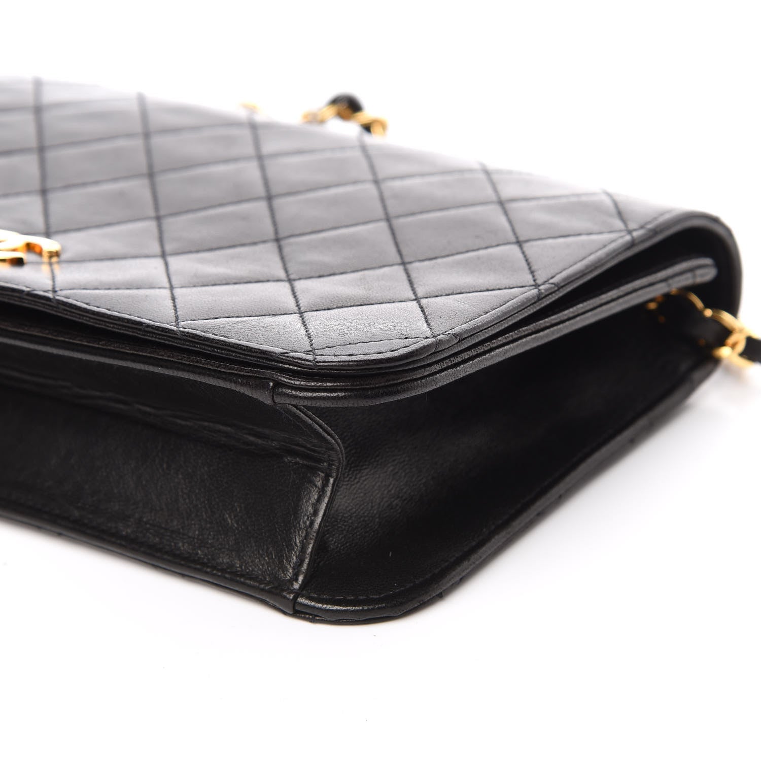 Chanel Lambskin Quilted Small Single Flap Bag Black 11 of 12