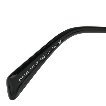 Prada Metal Symbole Triangle Logo Sunglasses SPR A51 Black 6 of 8