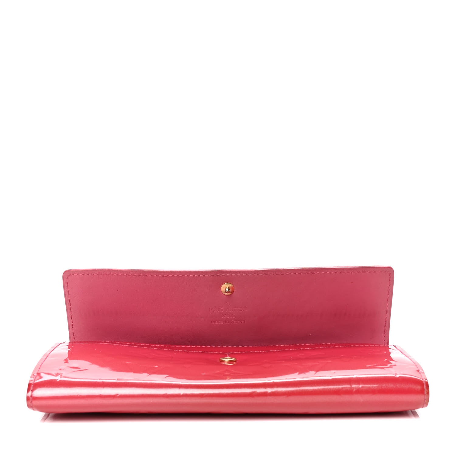 Louis Vuitton Vernis Sarah Wallet Framboise 6 of 6