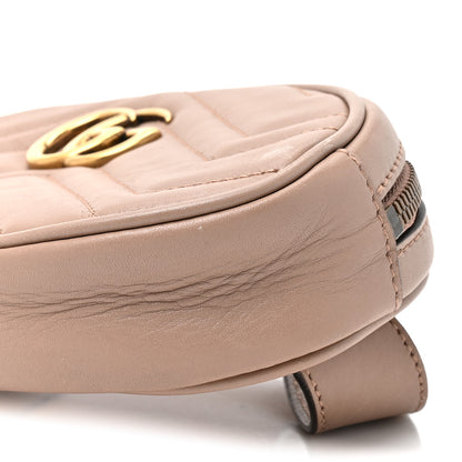 Gucci Calfskin Matelasse GG Marmont Belt Bag 95 38 95 38 Porcelain Rose 8 of 11