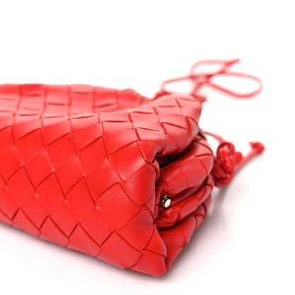 Bottega Veneta Nappa Intrecciato The Mini Pouch Bright Red 10 of 10