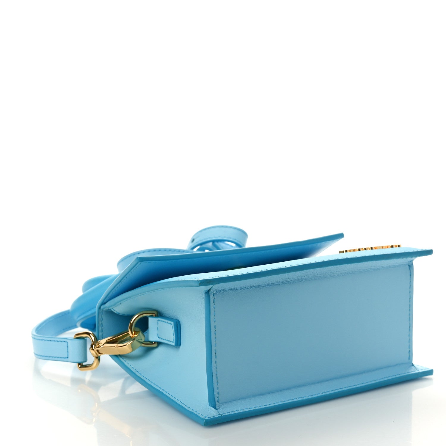 Jacquemus Smooth Calfskin Le Chiquito Noeud Blue 4 of 10
