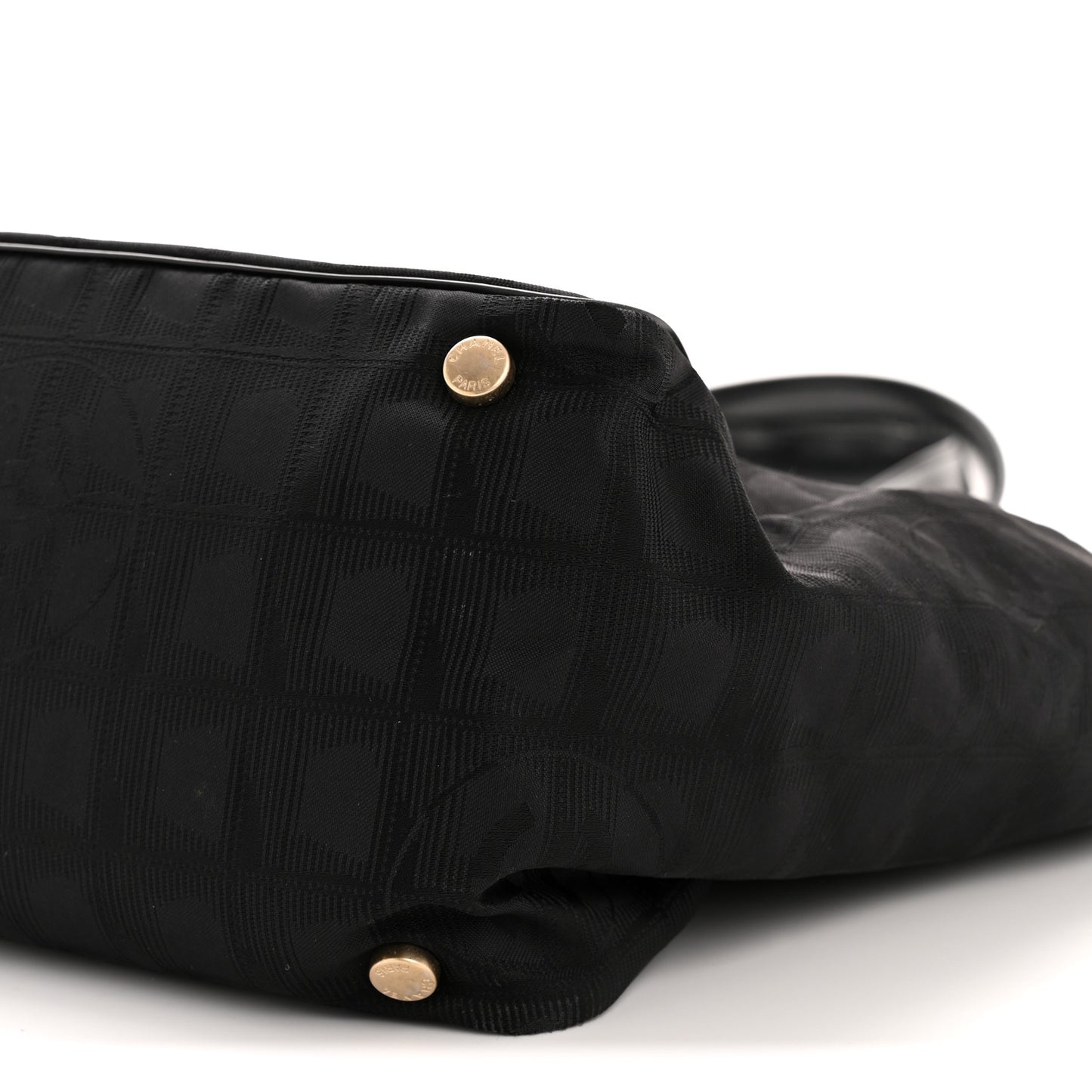 Nylon Large Travel Tote Black