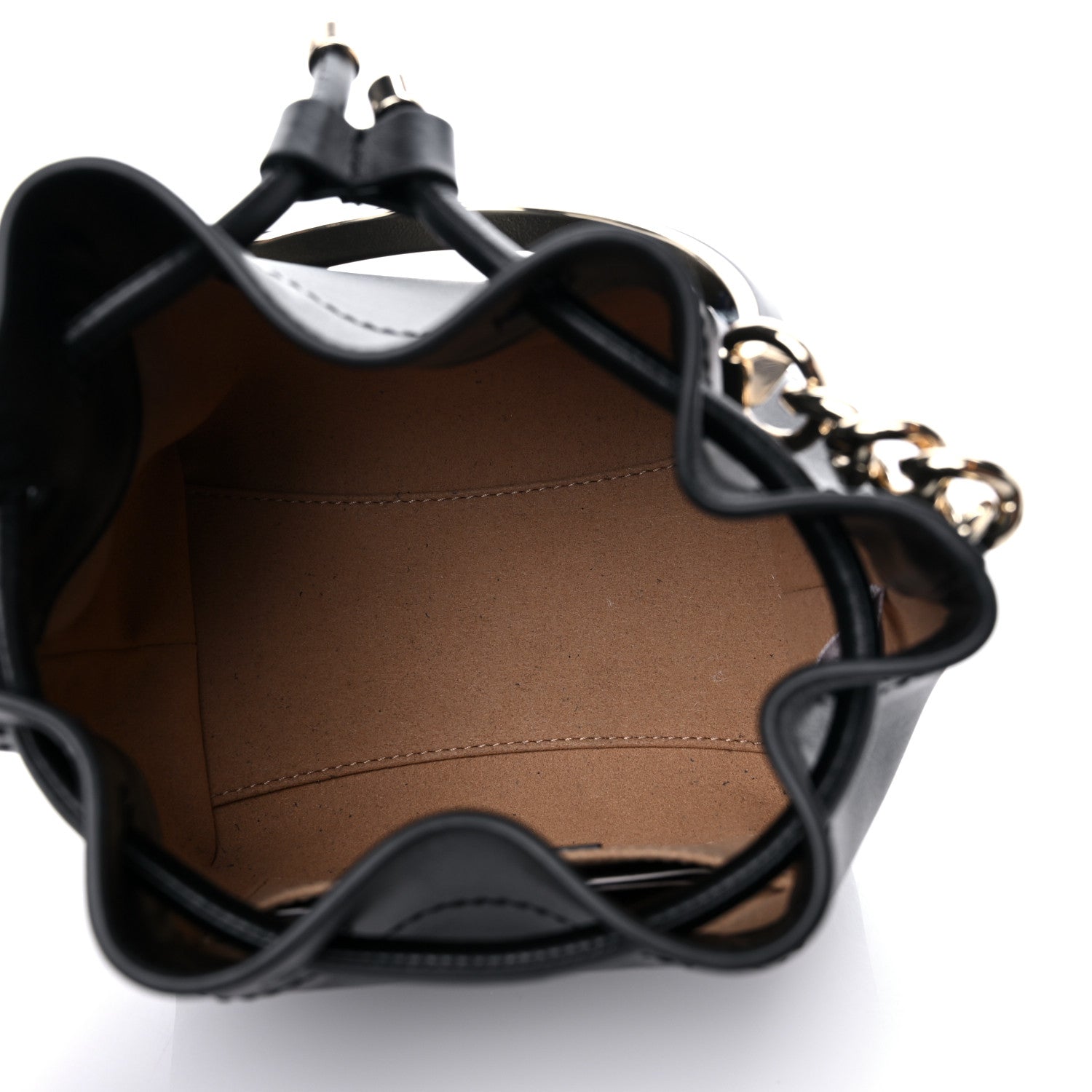 Jimmy Choo Smooth Shiny Calfskin Bon Bon Bucket Bag Black 4 of 8