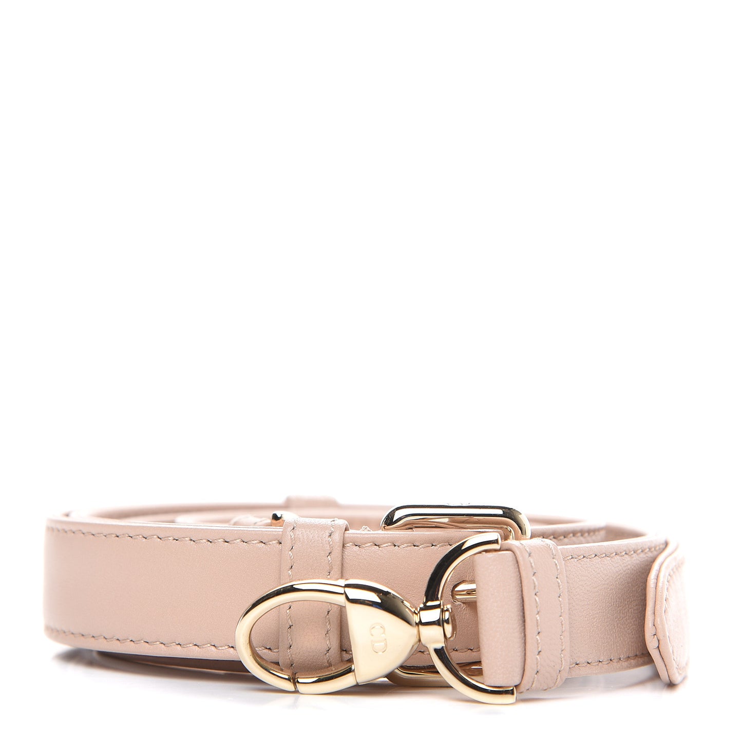 Lambskin Lady Dior Adjustable Shoulder Strap Light Pink