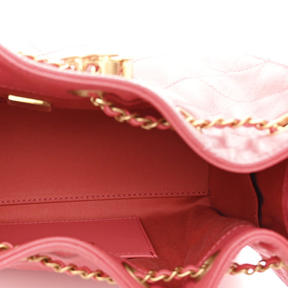 Chanel Caviar Quilted Mini Chanel 25 Handbag Coral 5 of 10
