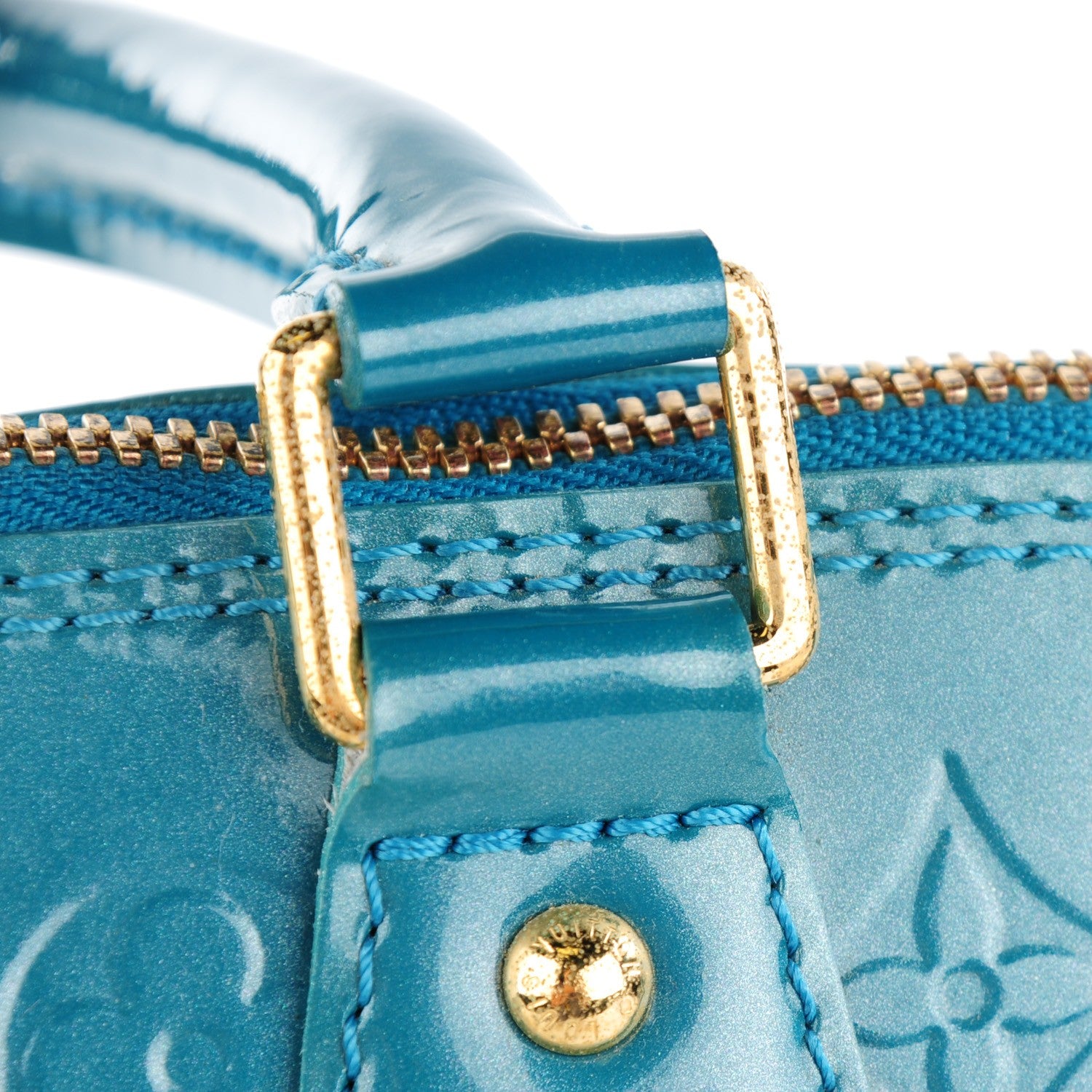 Louis Vuitton Vernis Alma GM Blue Galactic 6 of 10