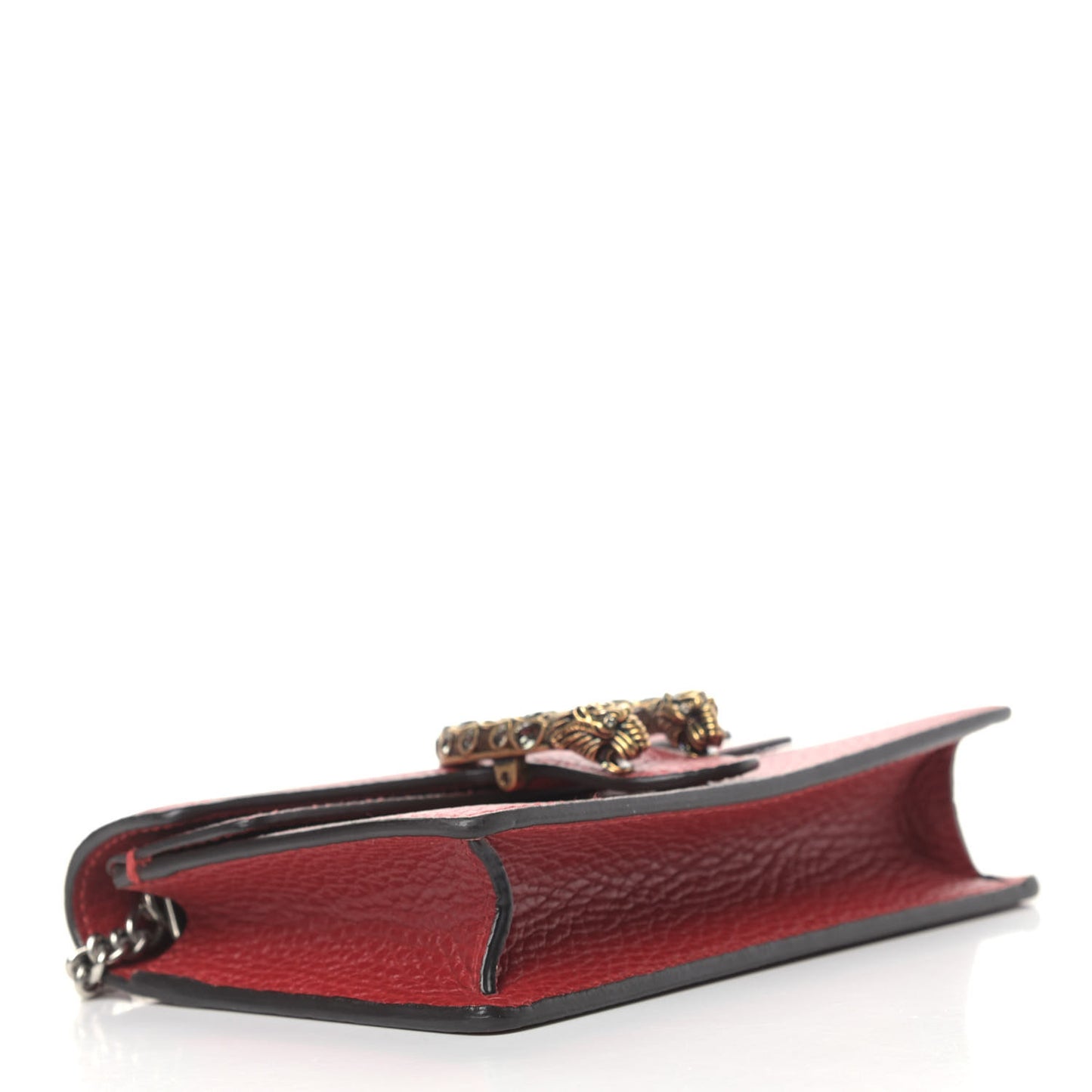 Calfskin Super Mini Dionysus Shoulder Bag Hibiscus Red