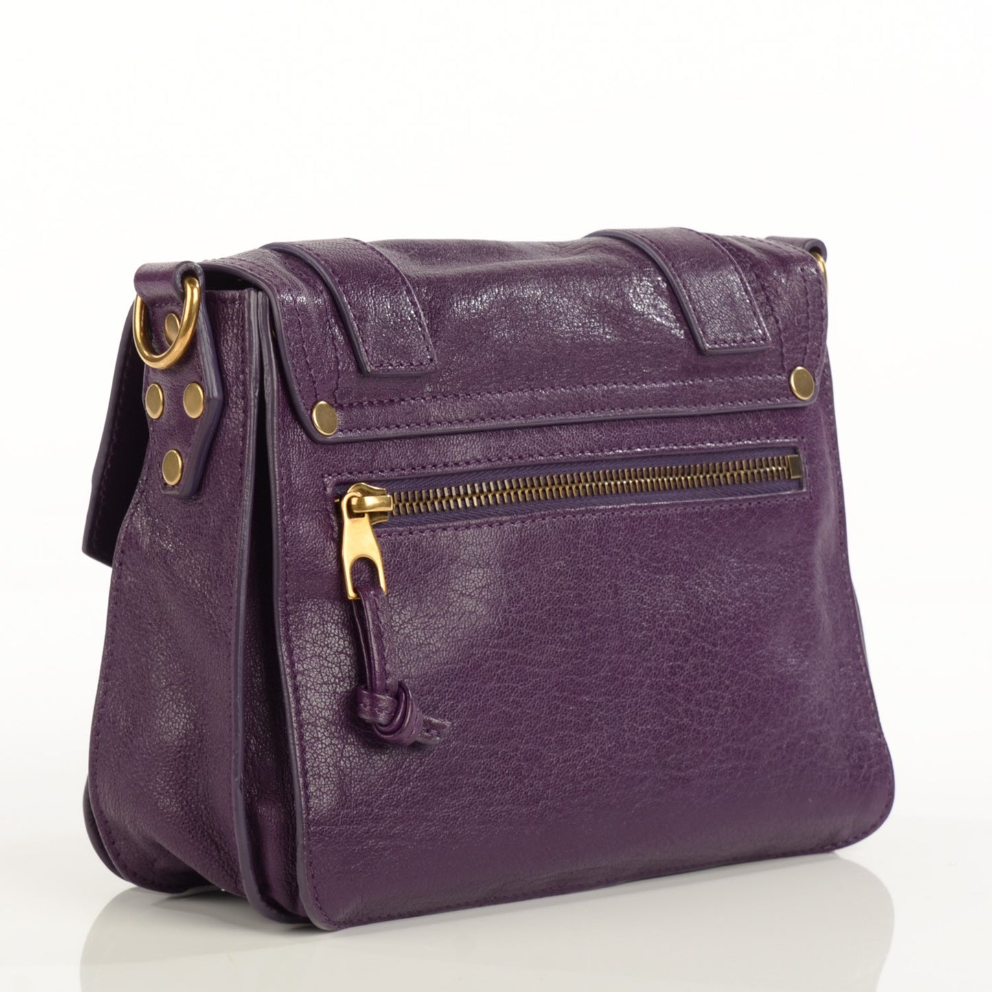 Lambskin PS1 Pouch Messenger Grape Jam