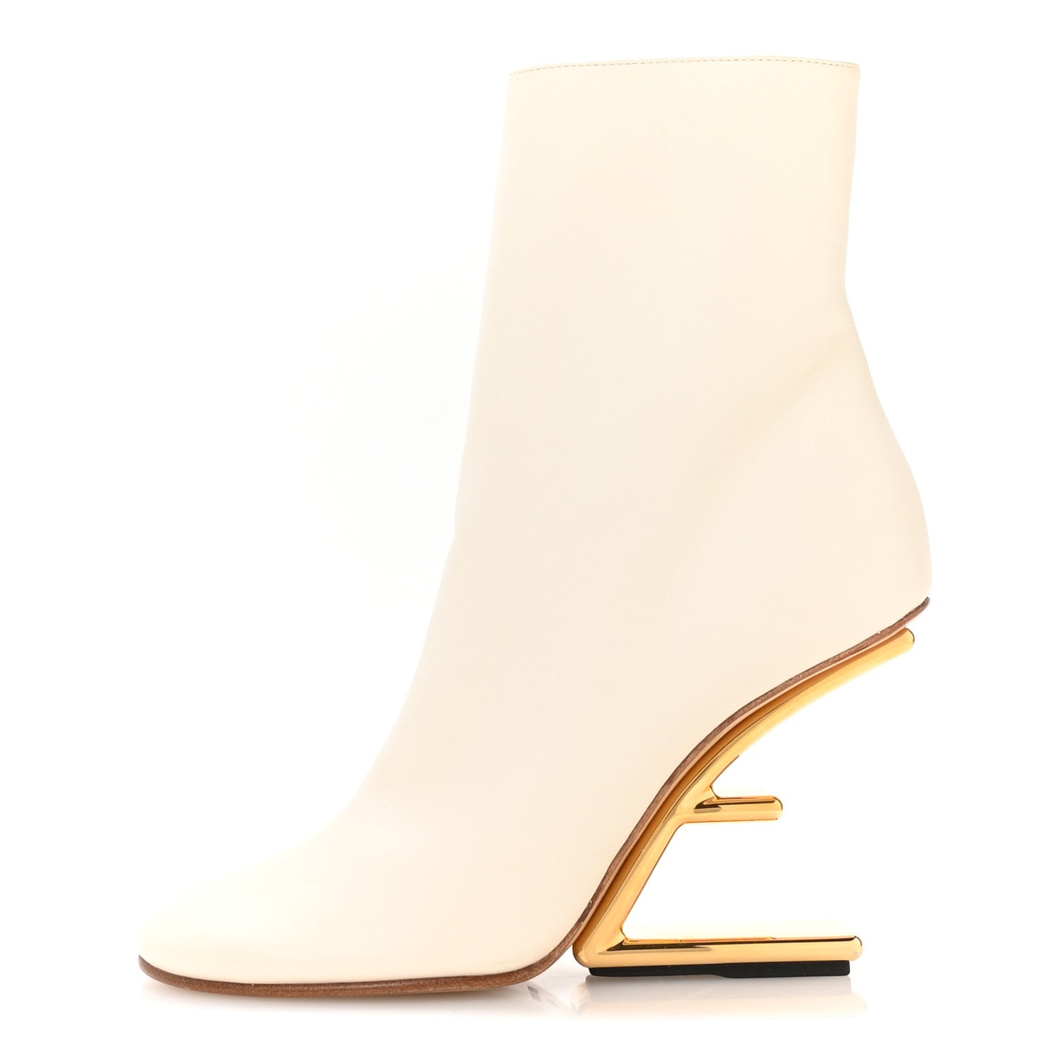 Fendi Nappa Fendi First 95mm Booties 40 White 1 of 8