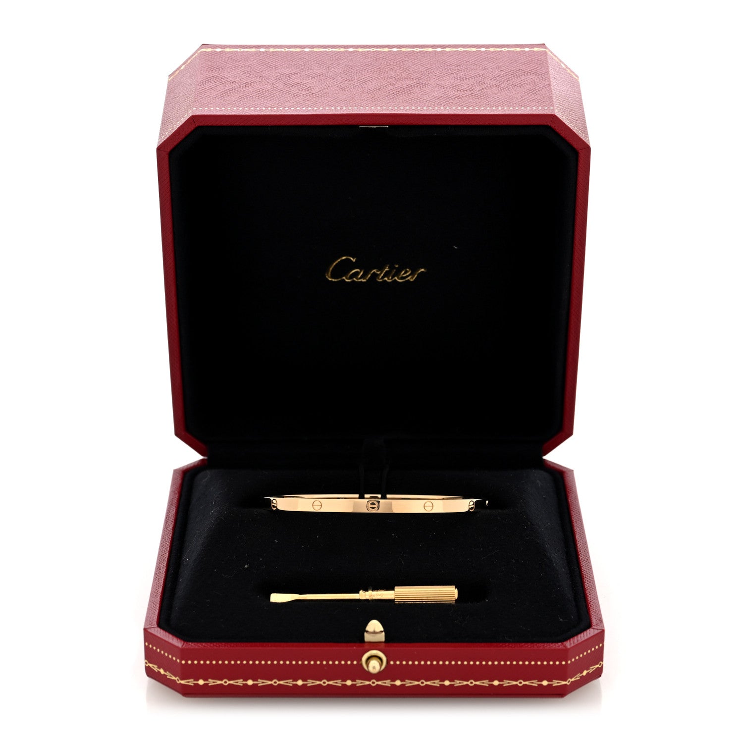 Cartier 18K Yellow Gold Small LOVE Bracelet 18 7 of 7