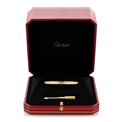 Cartier 18K Yellow Gold Small LOVE Bracelet 18 7 of 7
