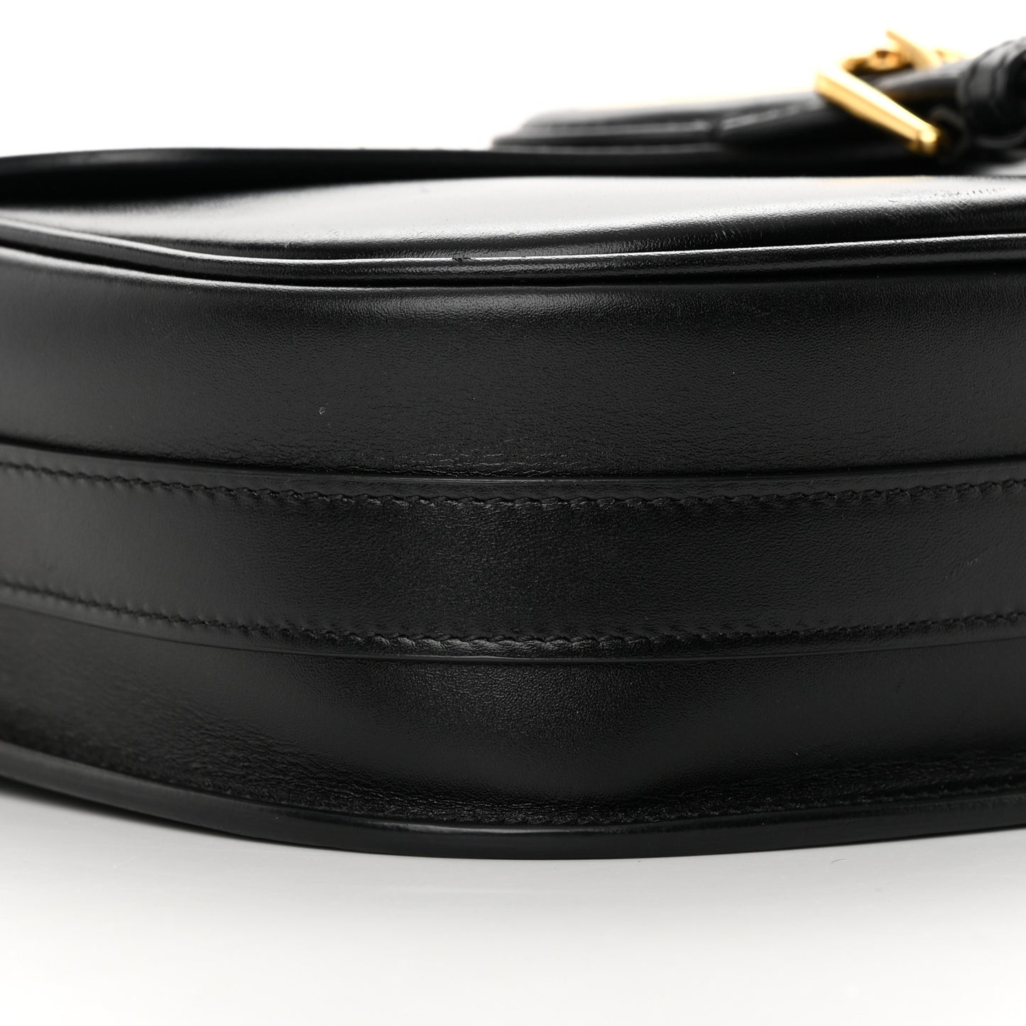 Box Calfskin Medium Bobby Flap Black