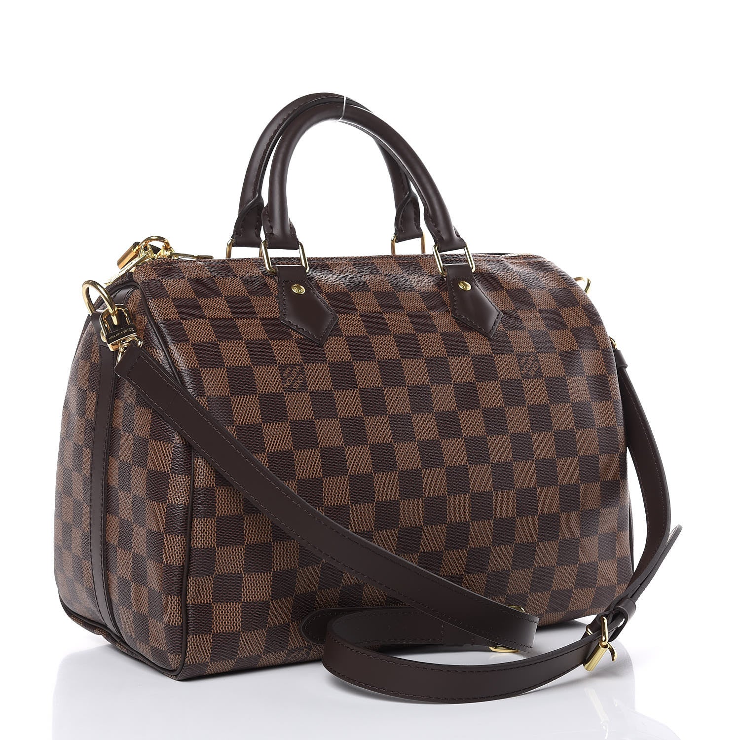 Louis Vuitton Damier Ebene Speedy Bandouliere 30 3 of 12