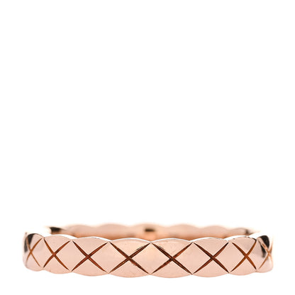 Chanel 18K Beige Gold Mini Coco Crush Ring 56 7.5 1 of 7