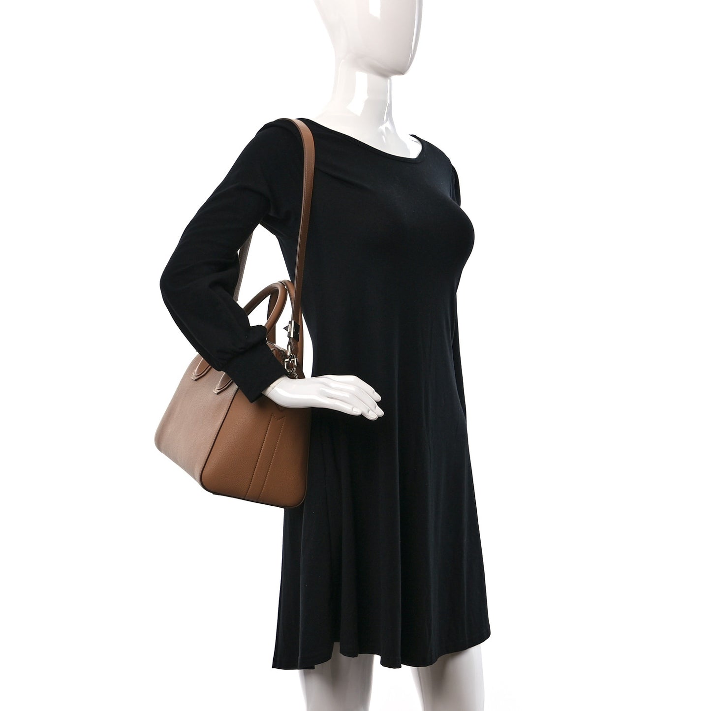 Sugar Goatskin Small Antigona Caramel