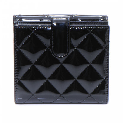 Chanel Patent Leather CC French Wallet Black 3 of 7