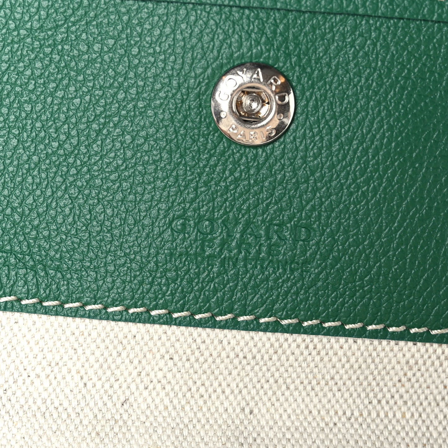 Goyardine Pouch Green