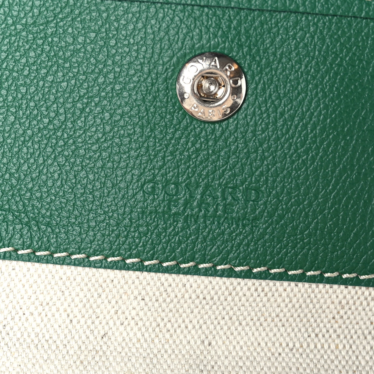 Goyard Goyardine Pouch Green 6 of 6