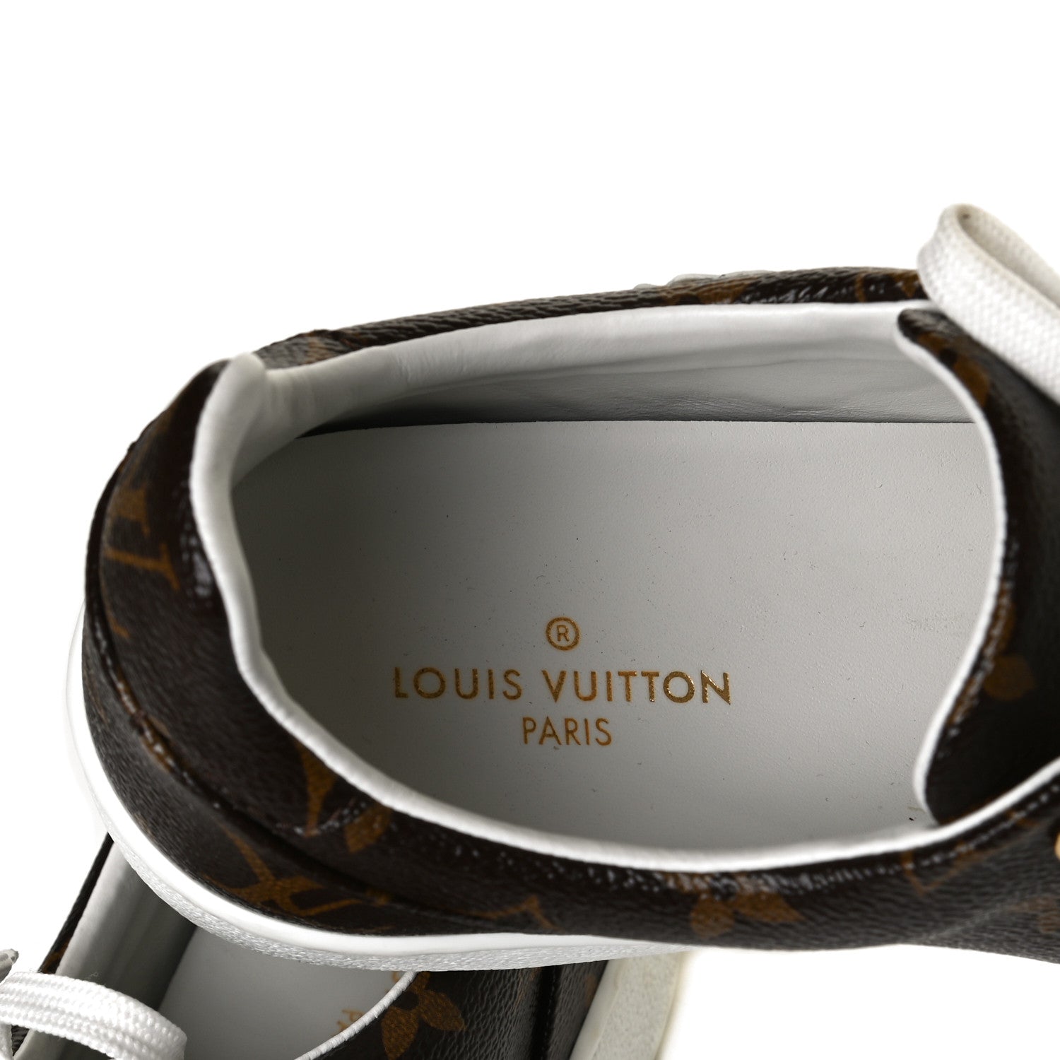 Louis Vuitton Calfskin Monogram LV Black Heart Sneakers 36 Cacao 10 of 13