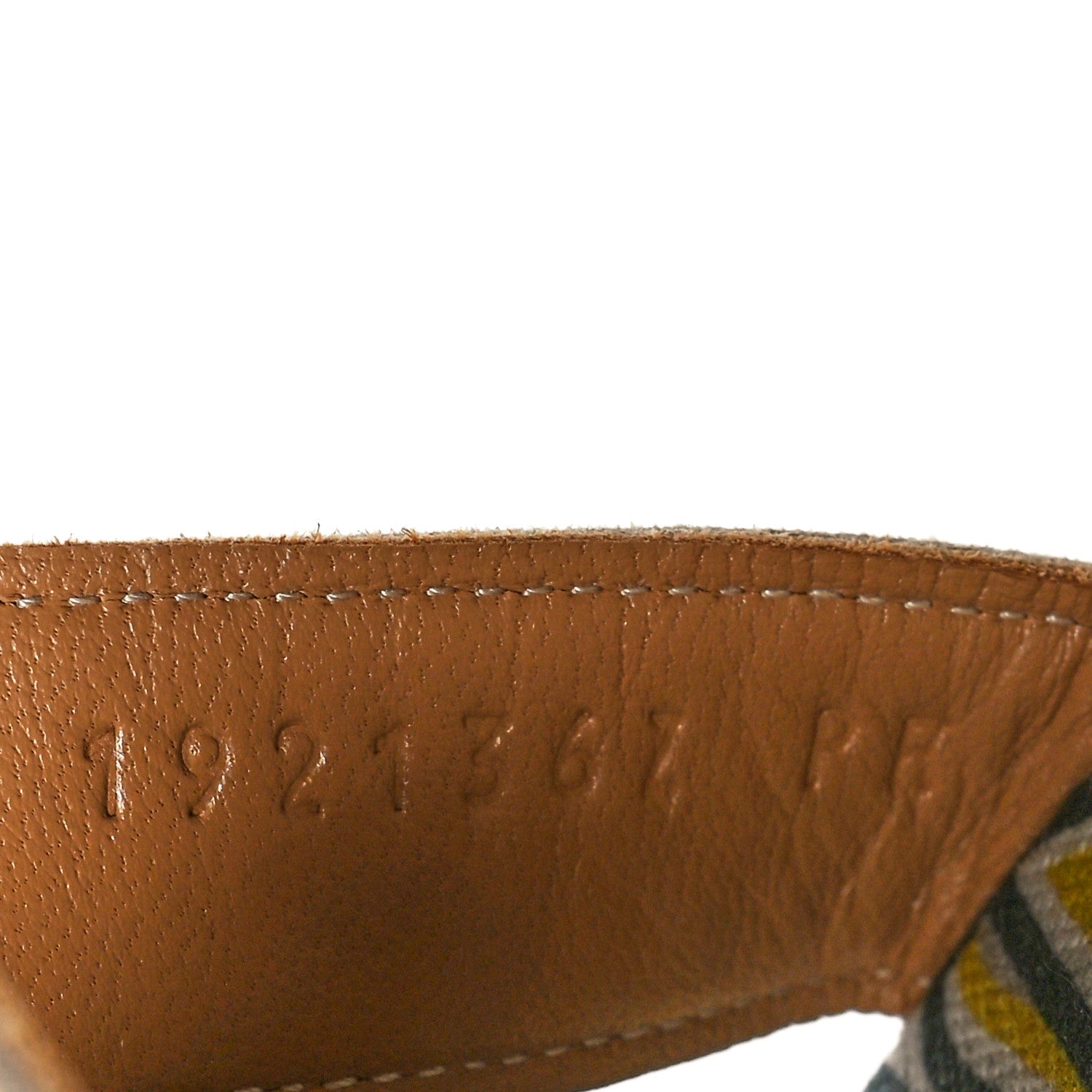 Hermes Suede Goatskin Studded Oran Sandals 37.5 Nude 8 of 8