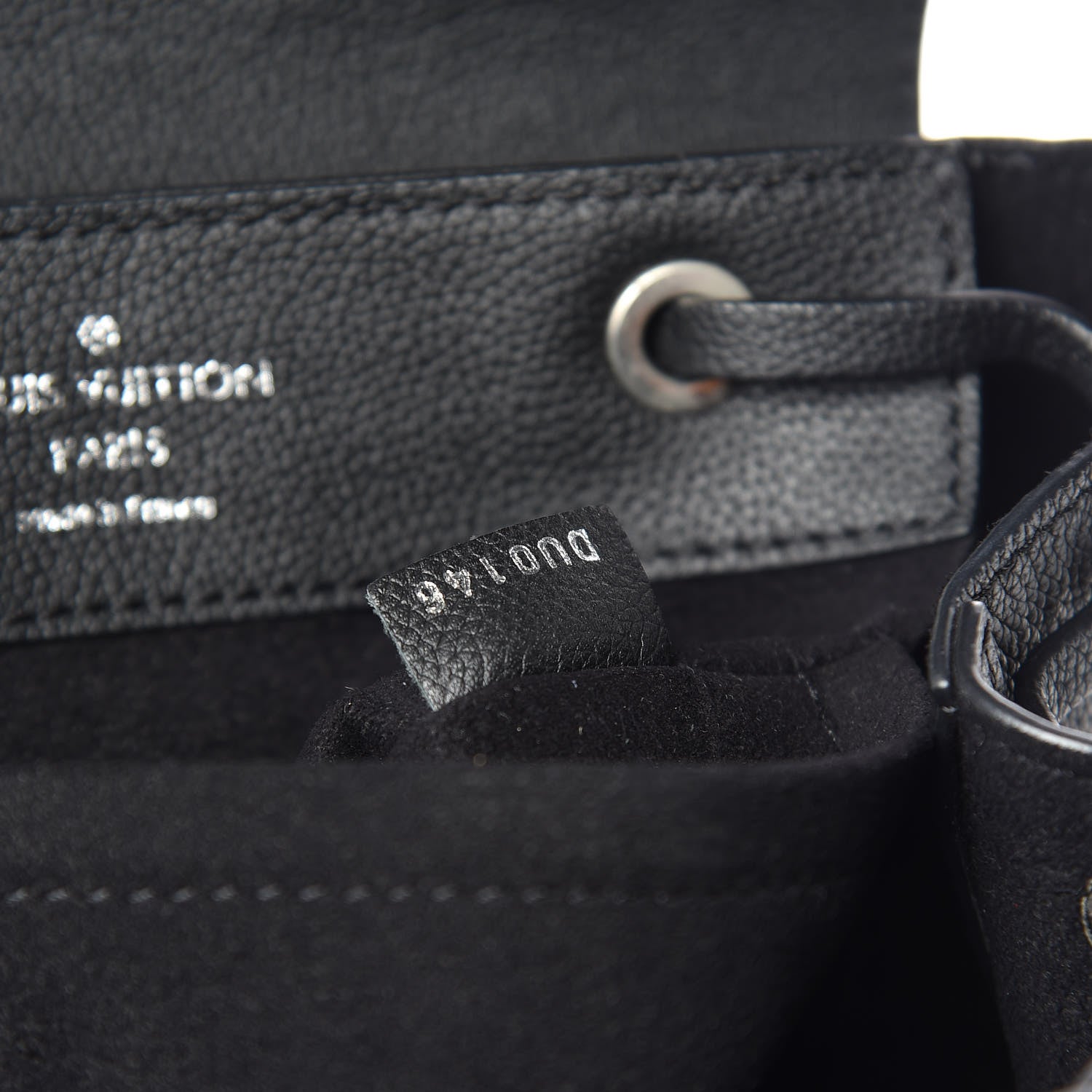 Louis Vuitton Calfskin Lockme Backpack Black 7 of 10