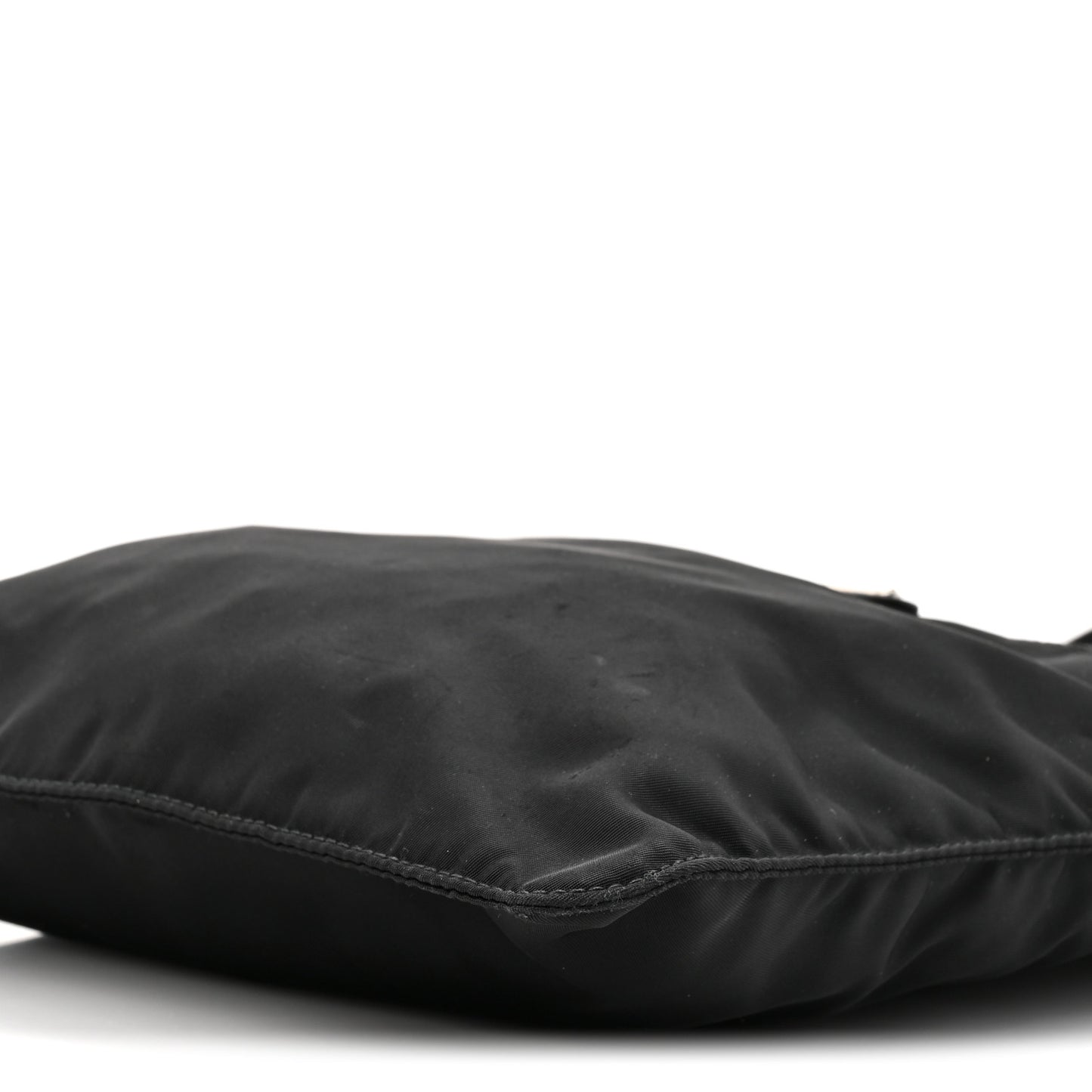 Nylon Vela Flat Messenger Bag Black