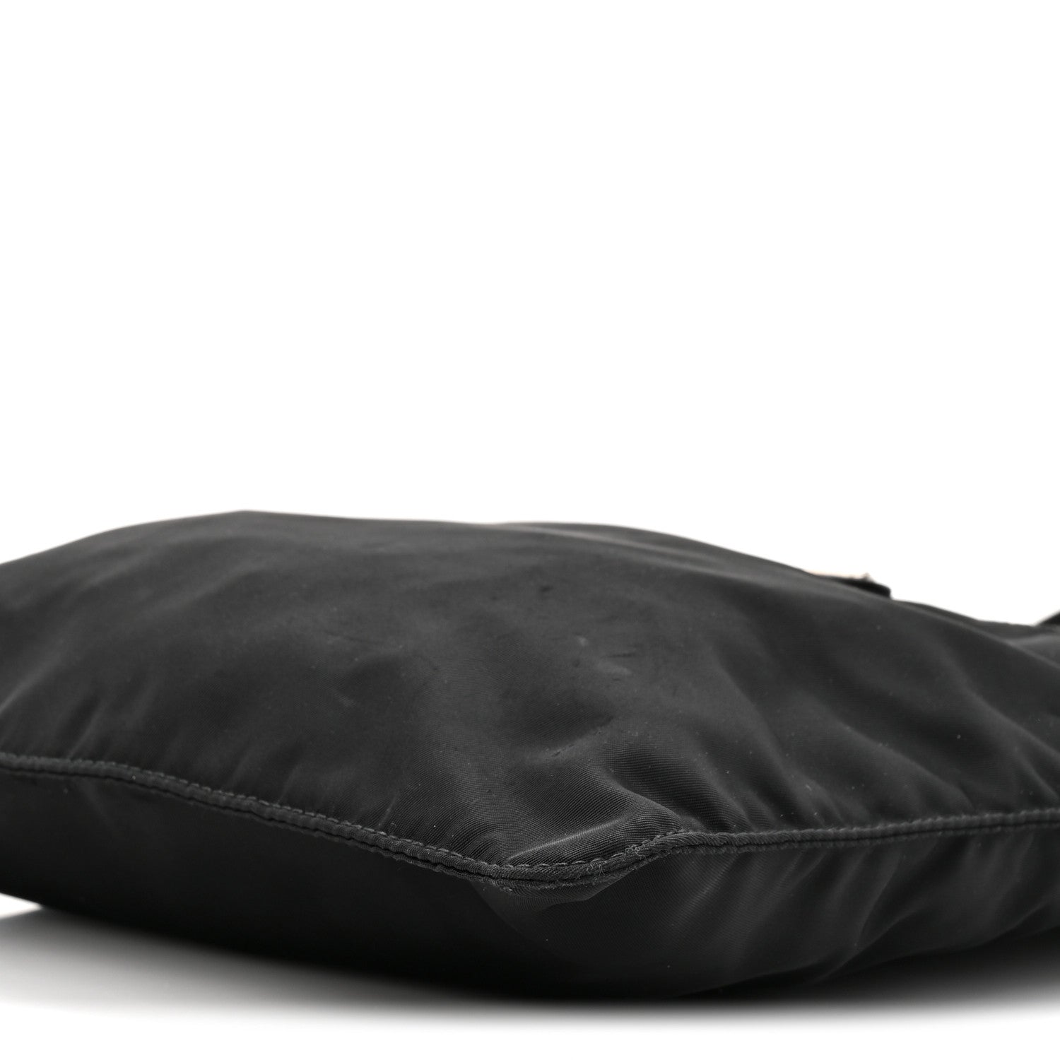 Prada Nylon Vela Flat Messenger Bag Black 9 of 11