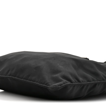 Prada Nylon Vela Flat Messenger Bag Black 9 of 11