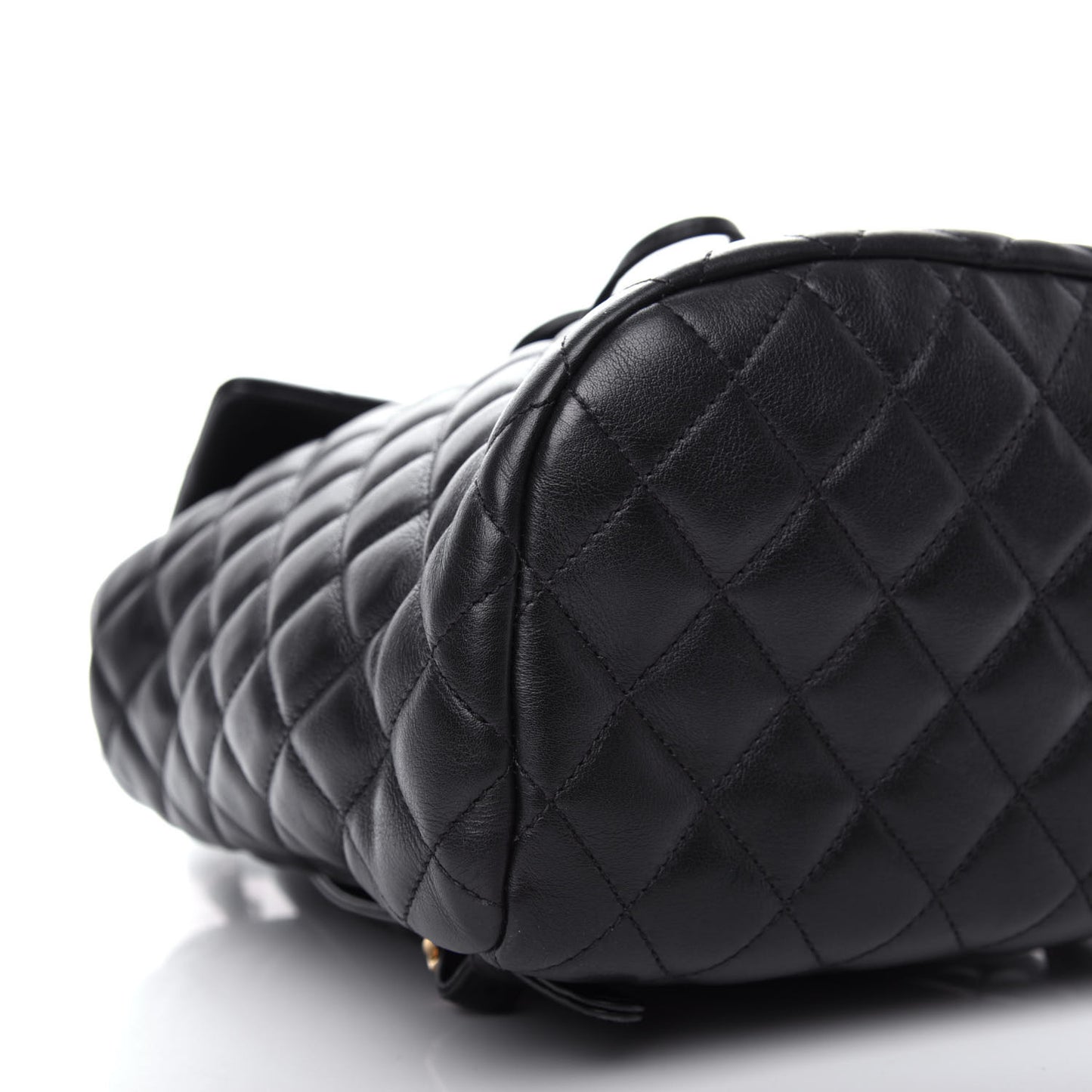 Calfskin Quilted Small Urban Spirit Backpack Black