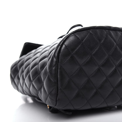 Chanel Calfskin Quilted Small Urban Spirit Backpack Black 8 of 10