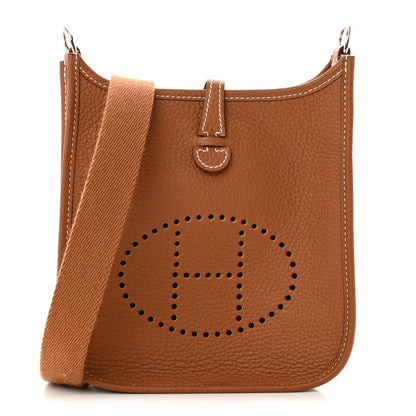 Hermes Taurillon Clemence Evelyne TPM Gold 1 of 11