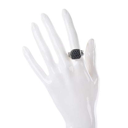 John Hardy Sterling Silver Blue Sapphire Classic Chain Ring 57 8 2 of 5