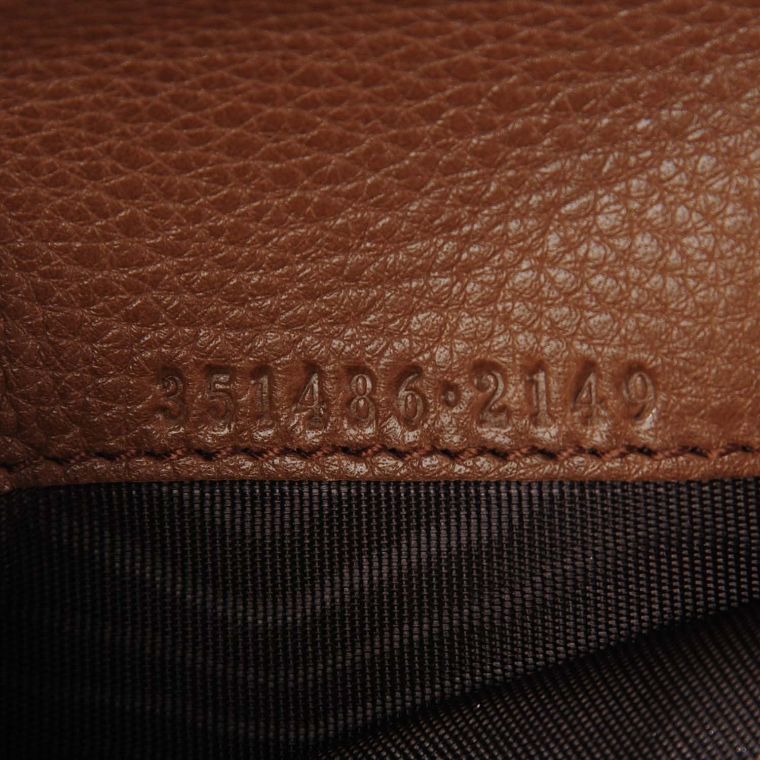 Gucci Calfskin Medium Soho Zip Around Wallet Brown 8 of 8