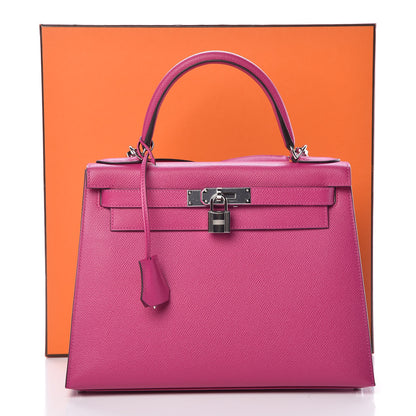 Hermes Epsom Kelly Sellier 28 Rose Pourpre 36 of 36