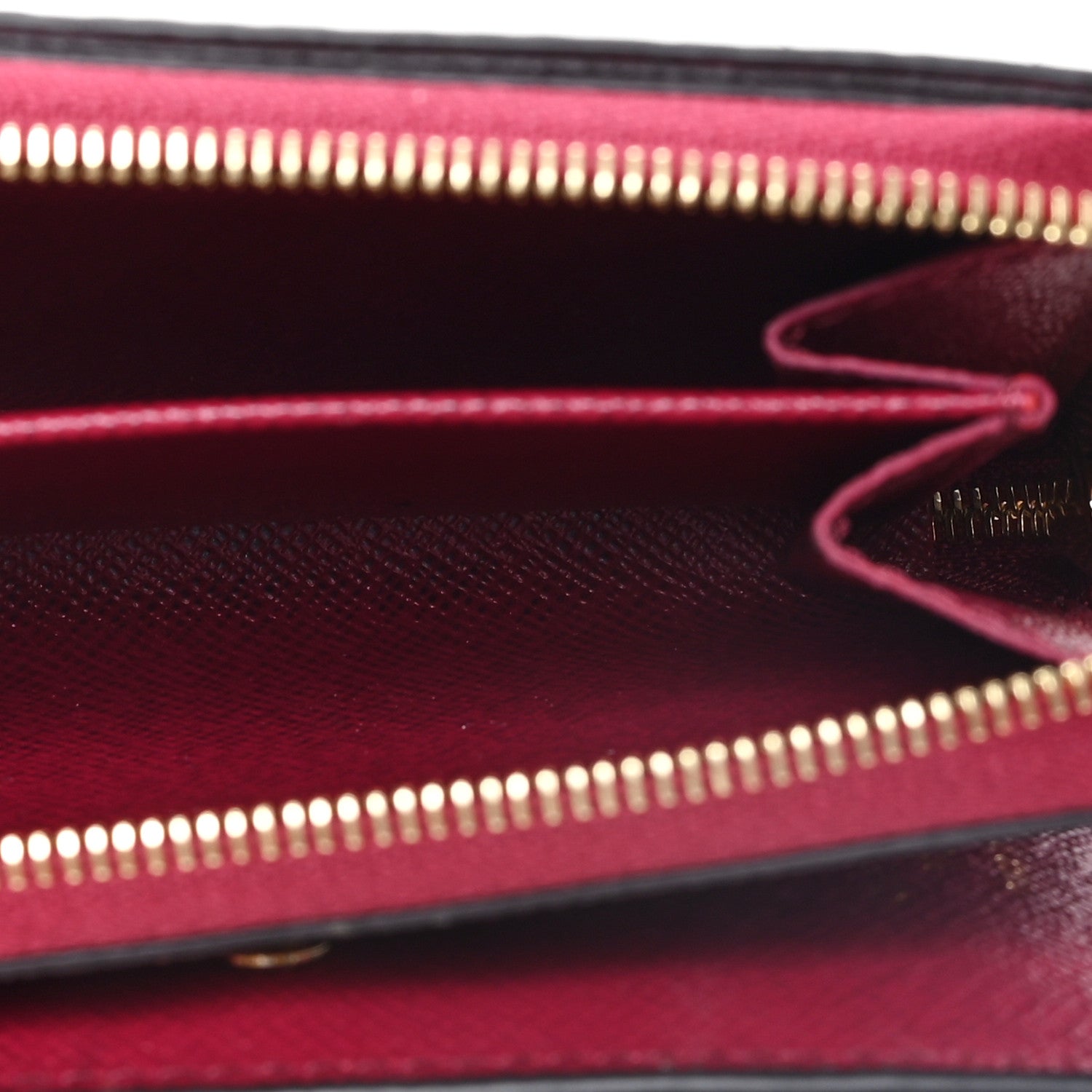 Louis Vuitton Monogram Lou Zippy Compact Wallet Red 5 of 8