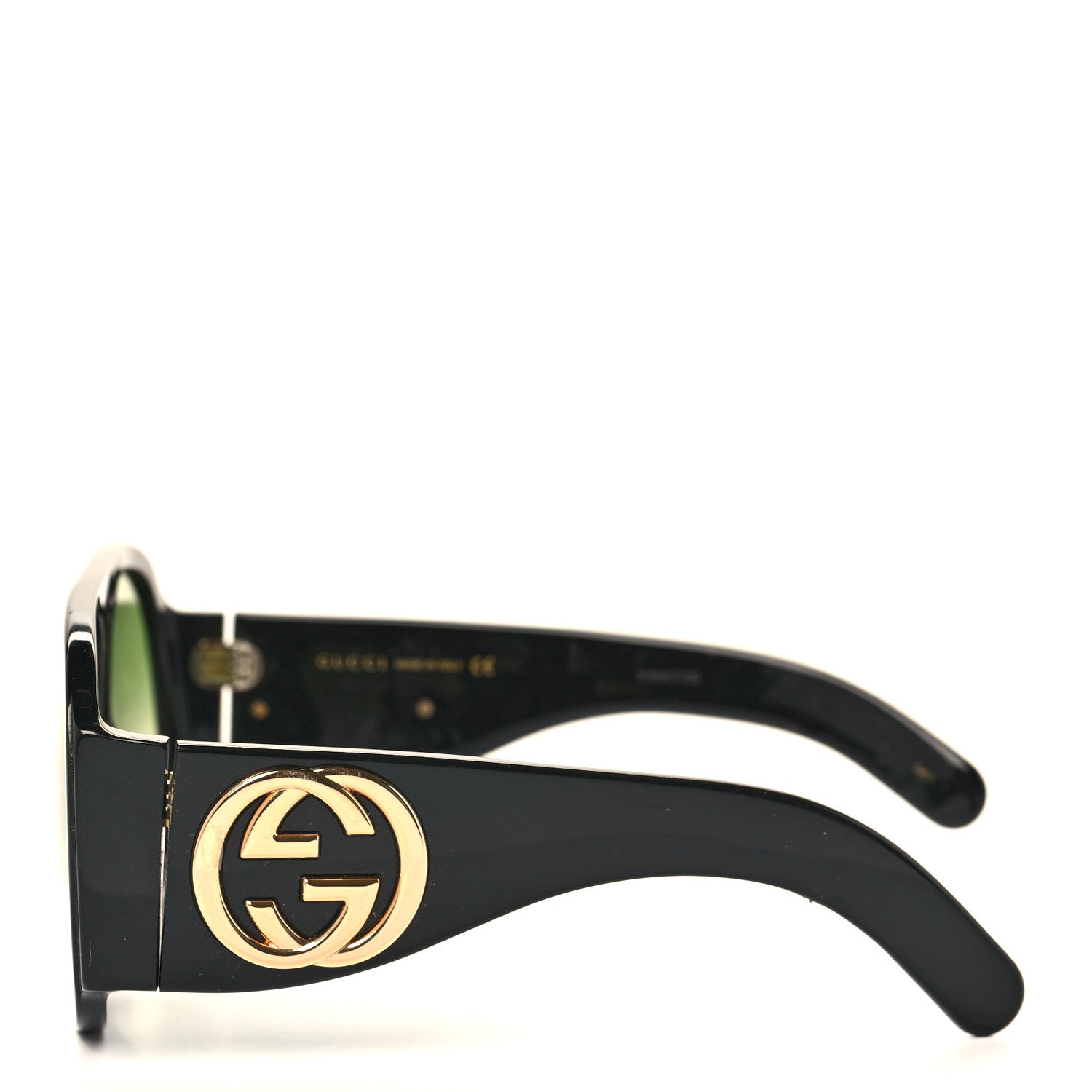 Gucci Oversized Aviator Sunglasses GG0152S Black 3 of 10